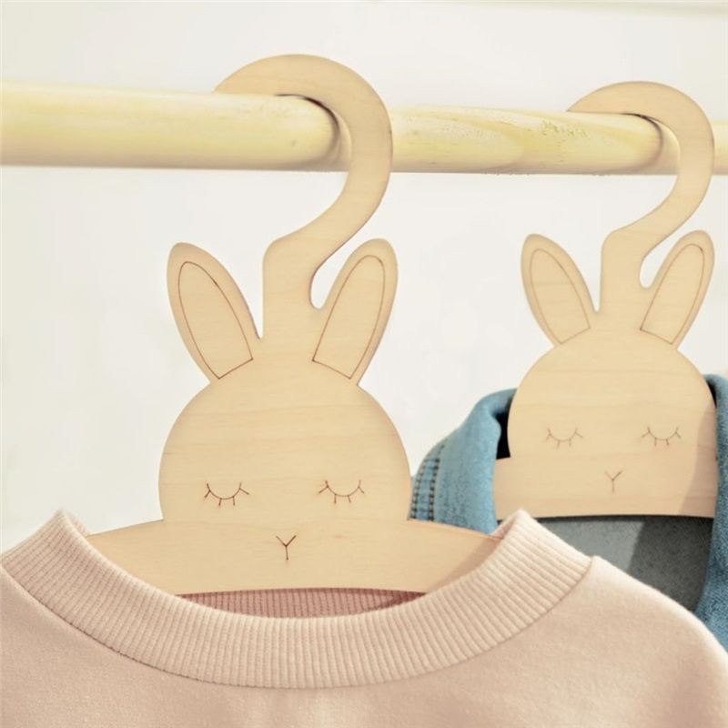 20PCS 귀여운 나무 옷 걸이 벽걸이 코트 랙 아기  - Baby Clothing Hanging Rack 리뷰 및 가격